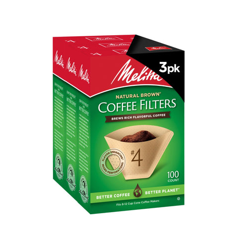 Melitta #4 Cone Coffee Filters, 300 ct.